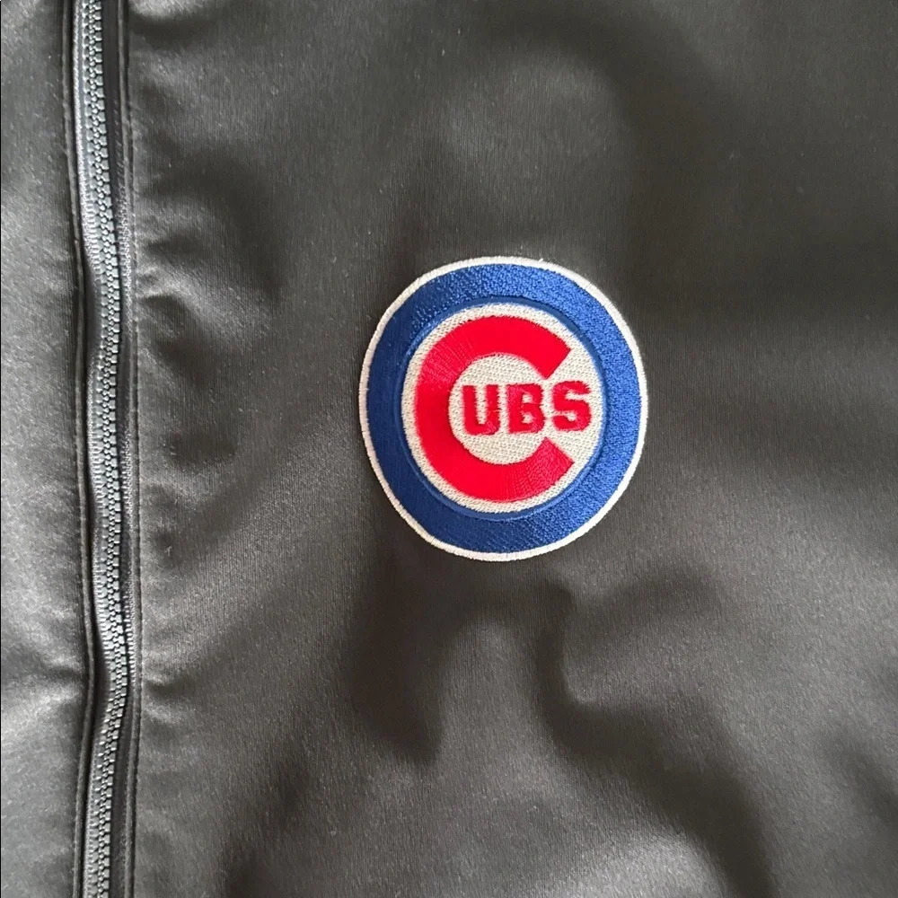 Antigua Black Windbreaker Jacket with Logo